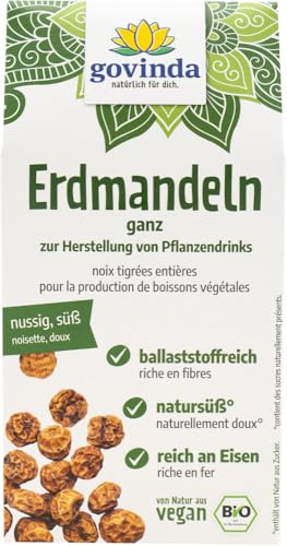 Govinda Bio Erdmandeln naturell ganz (2 x 250 gr) von Govinda