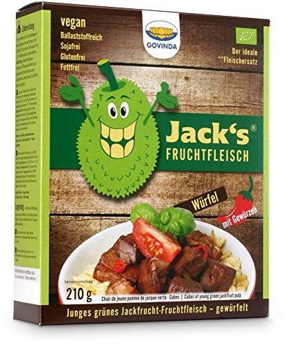 Govinda Bio Jackfrucht-Fruchtfleisch Würfel (6 x 210 gr) von Govinda