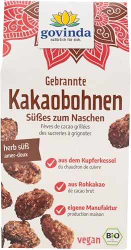 Gebrannte Kakaobohnen 6 x 100 gr von Govinda