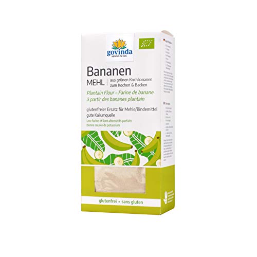 Govinda 100% grünes Bananenmehl glutenfrei (1 x 350 g) Govinda 100% grünes Bananenmehl glutenfrei (1 x 350 g) von Govinda