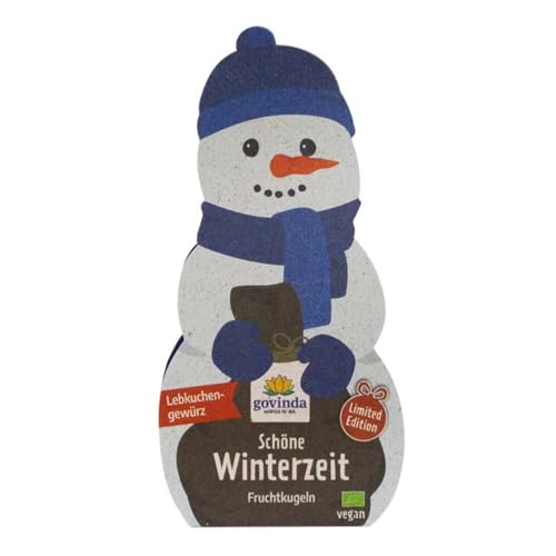 Govinda Bodo Schneemann Fruchtkugeln, Schöne Winterzeit, 60g Govinda Bodo Schneemann Fruchtkugeln, Schöne Winterzeit, 60g von Govinda