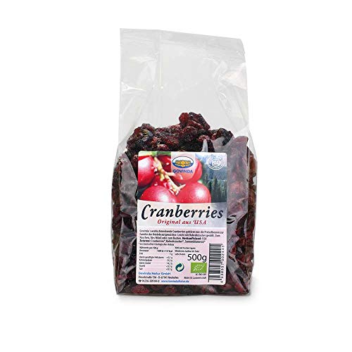 Govinda Cranberries, 1er Pack (1 x 500 g Beutel) - Bio von Govinda