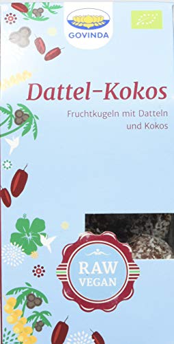Govinda Dattel-Kokos-Kugeln, 1er Pack (1 x 120 g) von Govinda