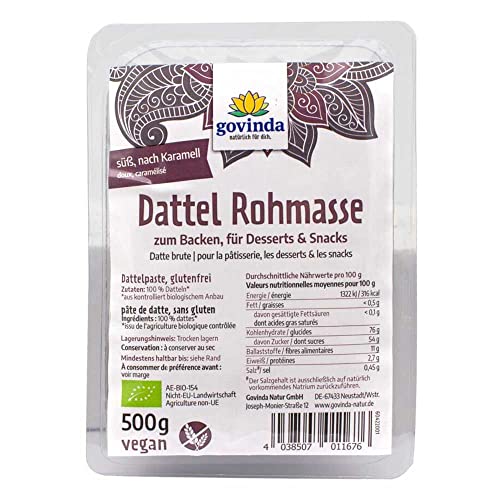 Govinda Dattelpaste, 500g von Govinda