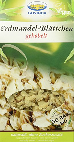 Govinda Erdmandel-Blättchen, 3er Pack (3 x 125 g) von Govinda