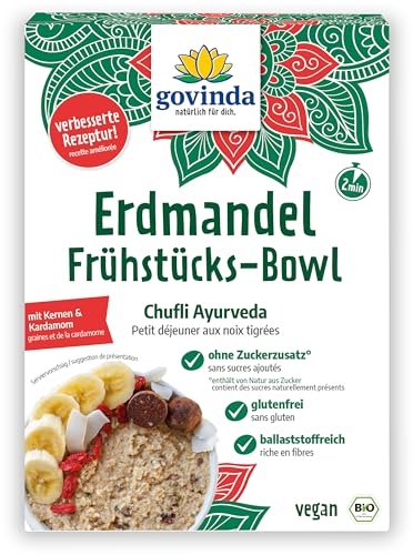 Govinda Bio Erdmandel-Frühstücks-Bowl "Chufli Ayurveda", 500 g von Govinda