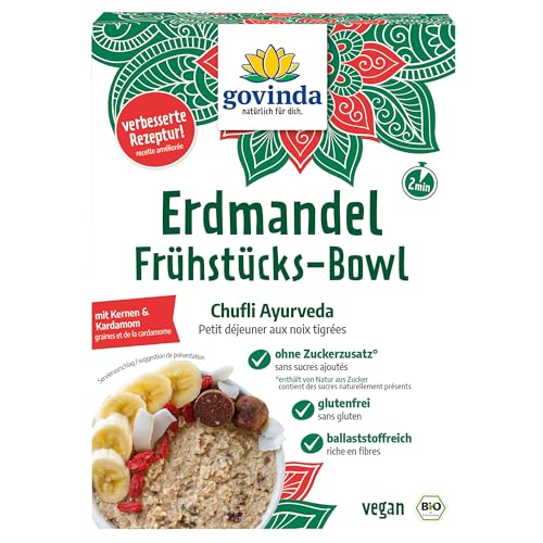 Govinda Bio Erdmandel-Frühstücks-Bowl "Chufli Ayurveda", 500 g von Govinda