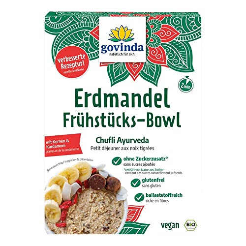 Govinda Erdmandel Frühstücks-Bowl, Chufli Ayurveda, 500g (12) von Govinda