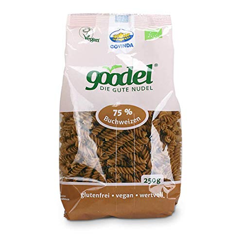 Govinda - Goodel die gute Nudel - Buchweizen-Leinsaat - 250 g - 6er Pack von Govinda