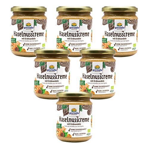 govinda - Haselnusscreme mit Erdmandeln - 0,25 kg - 6er Pack govinda - Haselnusscreme mit Erdmandeln - 0,25 kg - 6er Pack von Govinda