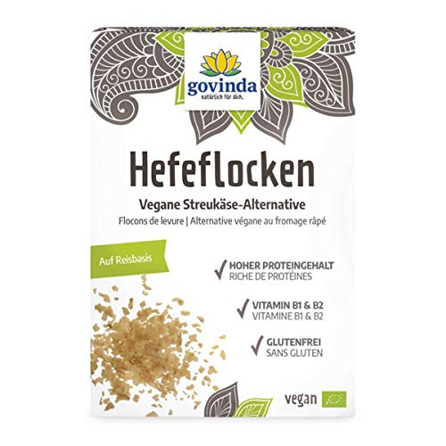 Govinda - Hefeflocken auf Reisbasis - 100 g - 6er Pack von Govinda