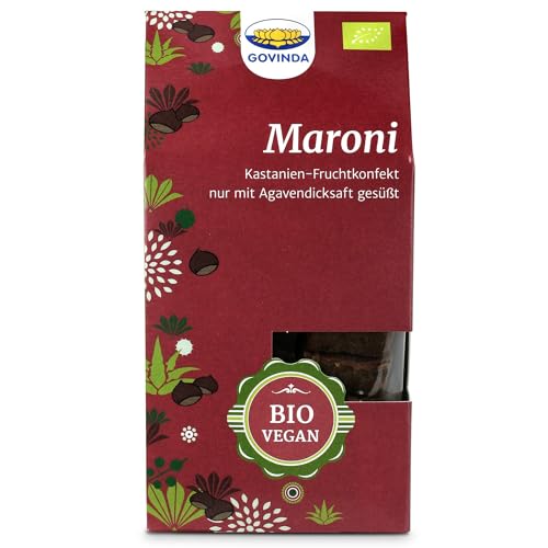 Govinda Maroni-Konfekt, 1er Pack (1 x 100 g Karton) - Bio von Govinda