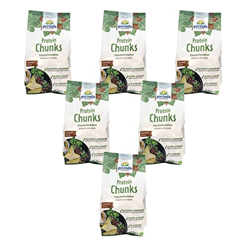 Govinda - Protein Chunks Schnetzel bio - 125 g - 6er Pack Govinda - Protein Chunks Schnetzel bio - 125 g - 6er Pack von Govinda