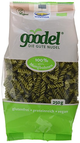 Govinda goodel grüne Mungbohnen Nudeln, 3er Pack (3 x 250 g) von Govinda