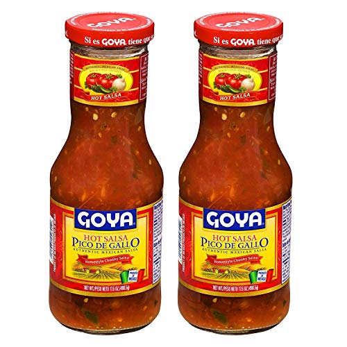 Goya Authentische mexikanische Salsa, 2 Packungen (Hot Pico De Gallo) von Goya