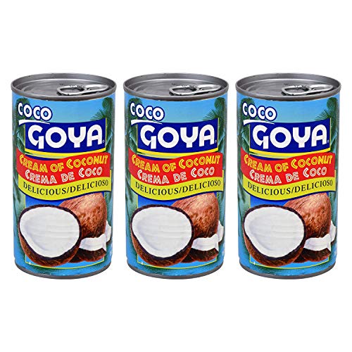 Goya Crema de Coco Kokosnusscreme (3 Packungen, insgesamt 1,275 ml) von Goya