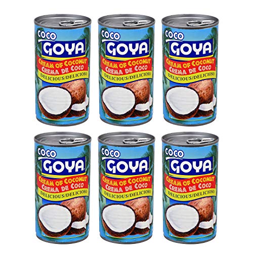 Goya Crema de Coco Kokosnusscreme (6 Packungen, insgesamt 2550 ml) von Goya