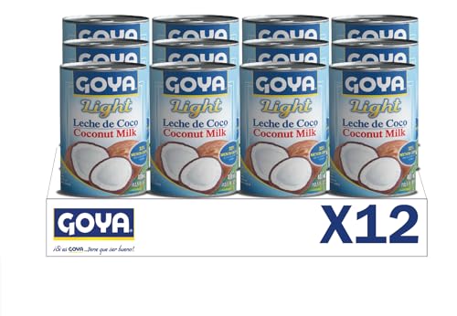 Goya - Leichte Kokosmilch - Verleihen Sie Ihren Mahlzeiten einen einzigartigen Geschmack - 400 ML von Goya