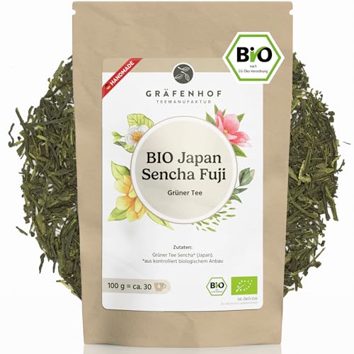 Bio Japan Sencha 250g | authentischer Grüntee lose | aromatisch & frisch | direkt aus Fuji Japan | Gräfenhof von Gräfenhof