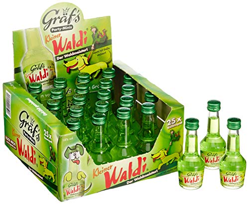 Gräf's Kleiner Waldi | Likör | Waldmeister | 25 x 20ml von Gräf's