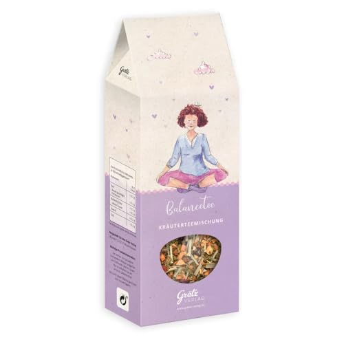 Tee in hübscher Geschenkverpackung, Kräutertee, Früchtetee, Grünteemischung, Mitbringsel, Geschenkidee (Balancetee Kräuterteemischung) von Grätz Verlag