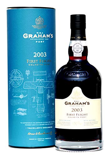 Grahams first flight Colheita Portwein Jahrgang 2003, 0,75 Liter Flasche im Geschenkköcher von Graham's