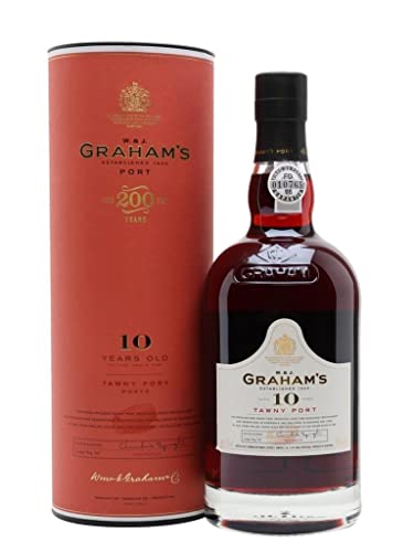 W & J Graham's 10 year old Tawny Port 75cl in Branded Gift Tube von Graham's