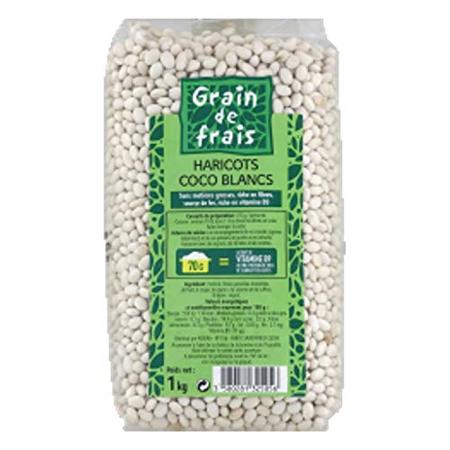 Grain de Frais Kokosbohnen weiß – Packung 1 kg Grain de Frais Kokosbohnen weiß – Packung 1 kg von Grain de Frais