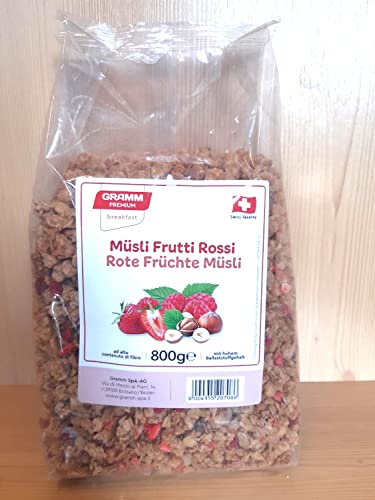 Waldbeerenmüsli Delikat - Gramm 800 gr. - Müsli mit Waldbeeren von Gramm