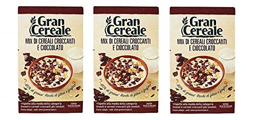 3x Gran Cereale Cioccolato Mulit Cerealien Schokolade Frühstück 300g aus italien von Gran Cereale