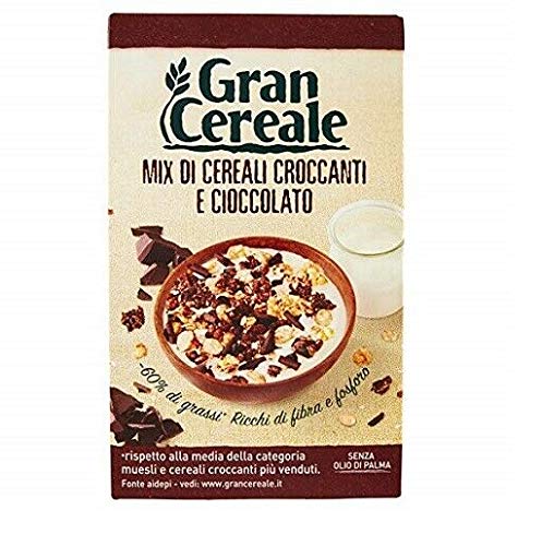 Gran Cereale Cioccolato Mulit Cerealien Schokolade Frühstück 300g aus italien von Gran Cereali