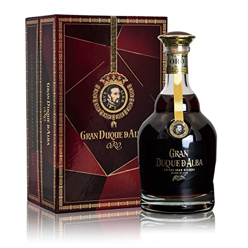 Gran Duque de Alba ORO| Limitierte Edition mind. 20 Jahre gereift| Brandy de Jerez | Mehrfach ausgezeichneter Brandy u.a unter den Top 100 Spirits bei der Ultimate Spirit Challenge |700ml |40 % Volume Gran Duque de Alba ORO| Limitierte Edition mind. 20 Jahre gereift| Brandy de Jerez | Mehrfach ausgezeichneter Brandy u.a unter den Top 100 Spirits bei der Ultimate Spirit Challenge |700ml |40 % Volume von Gran Duque De Alba