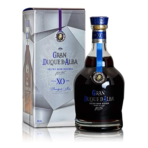 Gran Duque de Alba | XO Brandy de Jerez | mind. 15 Jahre gereift | Ausgezeichnet mit Gold bei Meininger´s International Spirits Award (ISW Award) | 700ml | 40 % Volume von Gran Duque De Alba