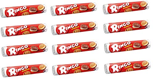 12x Pavesi Ringo Kekse Vaniglia 'Vanille', 165 g von Pavesi