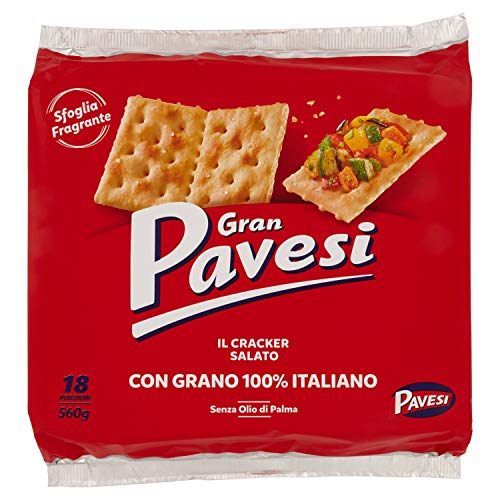 Gran Pavesi Cracker Salati - gesalzen 560 gr. von Gran Pavesi