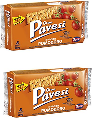 Gran Pavesi: I Craker Pomodoro Tomatengeschmack, 280 g, 2 Stück von Pavesi