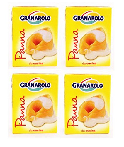 Granarolo: UHT Kochcreme "Panna Da Cucina", lange Lebensdauer, 200 ml, 4 Stück von Granarolo