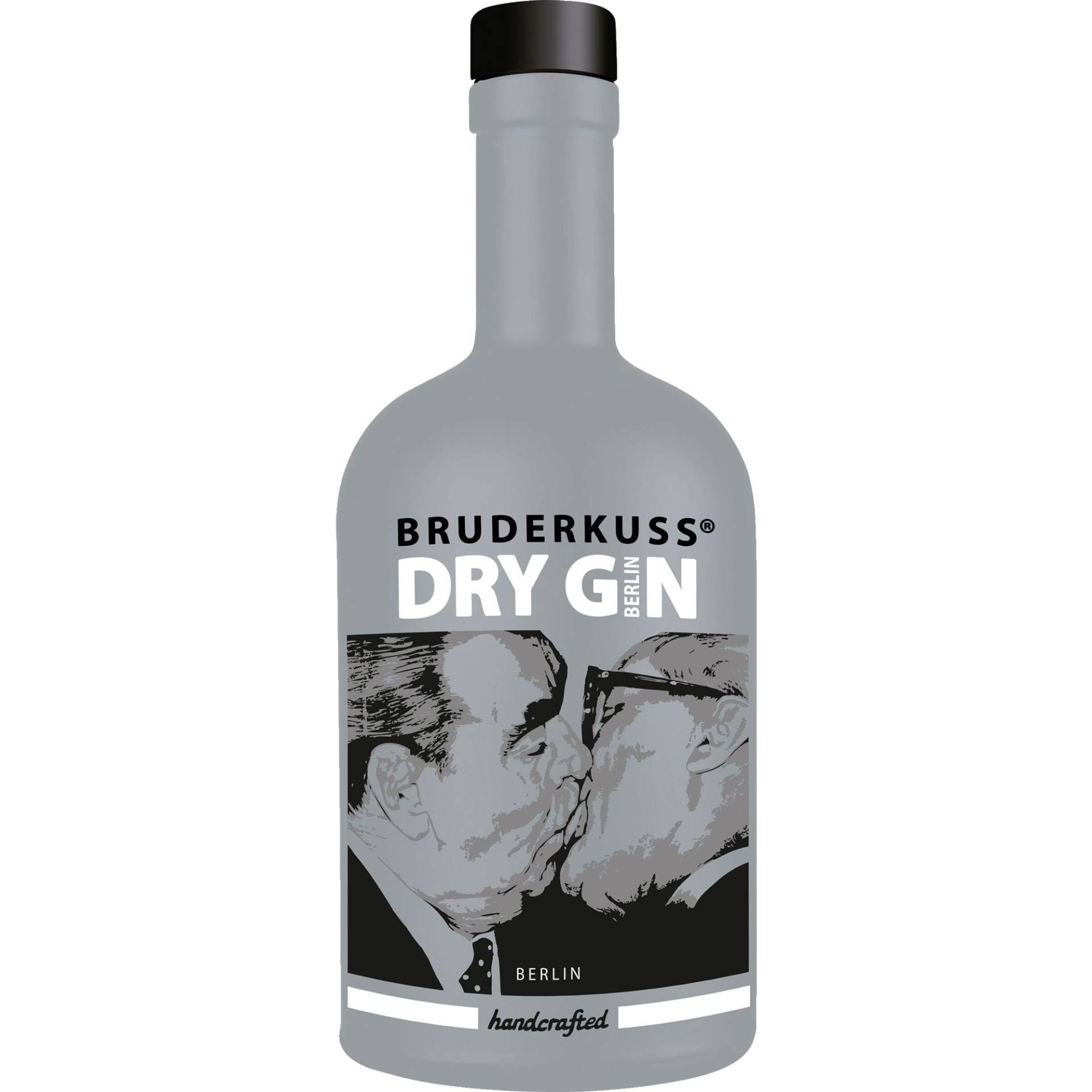 Bruderkuss Gin, 46% Vol,500 ml, Pfalz, Spirituosen von Grand Cru Select Distributionsgesellschaft mbH,53227,Bonn,Deutschland