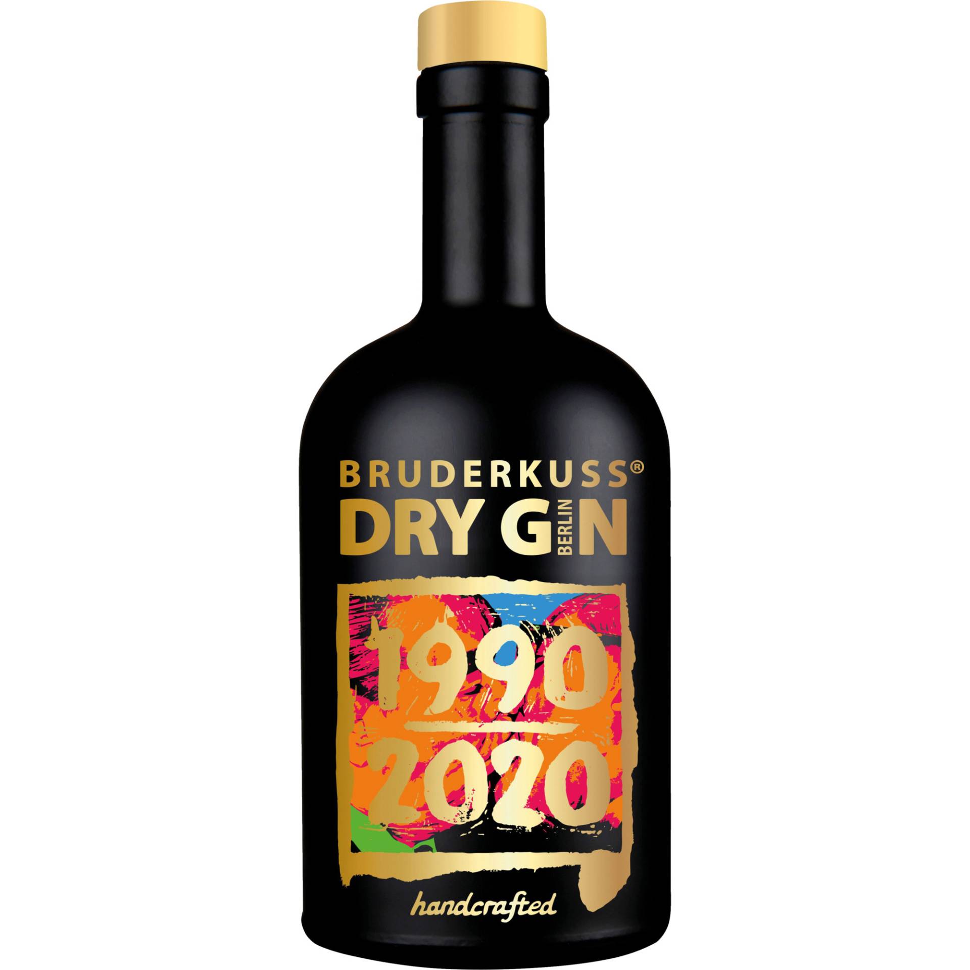 Bruderkuss Gin 30Jahre Deutsche Einheit, 46% Vol, 0,5 L, Pfalz, Spirituosen von Grand Cru Select Distributionsgesellschaft mbH,53227,Bonn,Deutschland