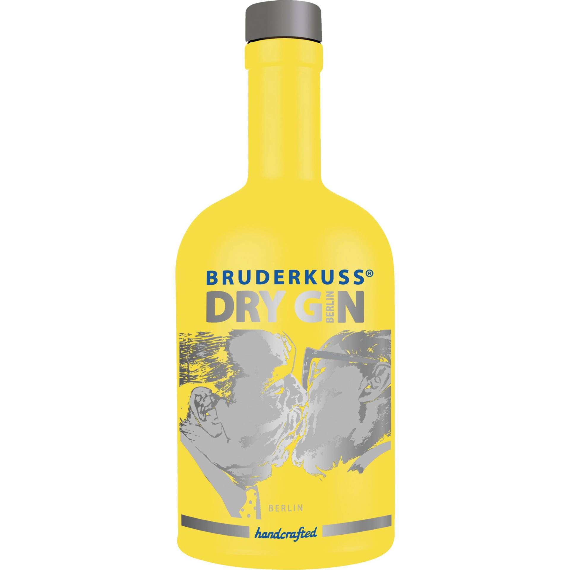 Bruderkuss Gin Yellow Edition, 46% Vol, 0,5L, Spirituosen von Grand Cru Select Distributionsgesellschaft mbH,53227,Bonn,Deutschland