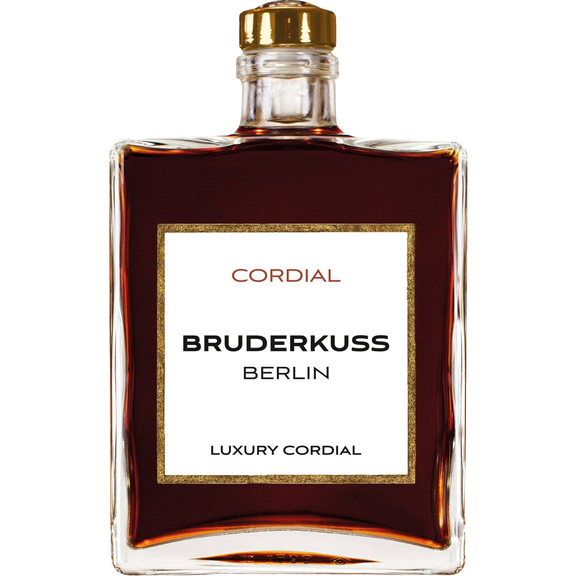 Bruderkuss Luxury Cordial Kräuterlikör, 30% Vol, 0,5L, Pfalz, Spirituosen von Grand Cru Select Distributionsgesellschaft mbH,53227,Bonn,Deutschland