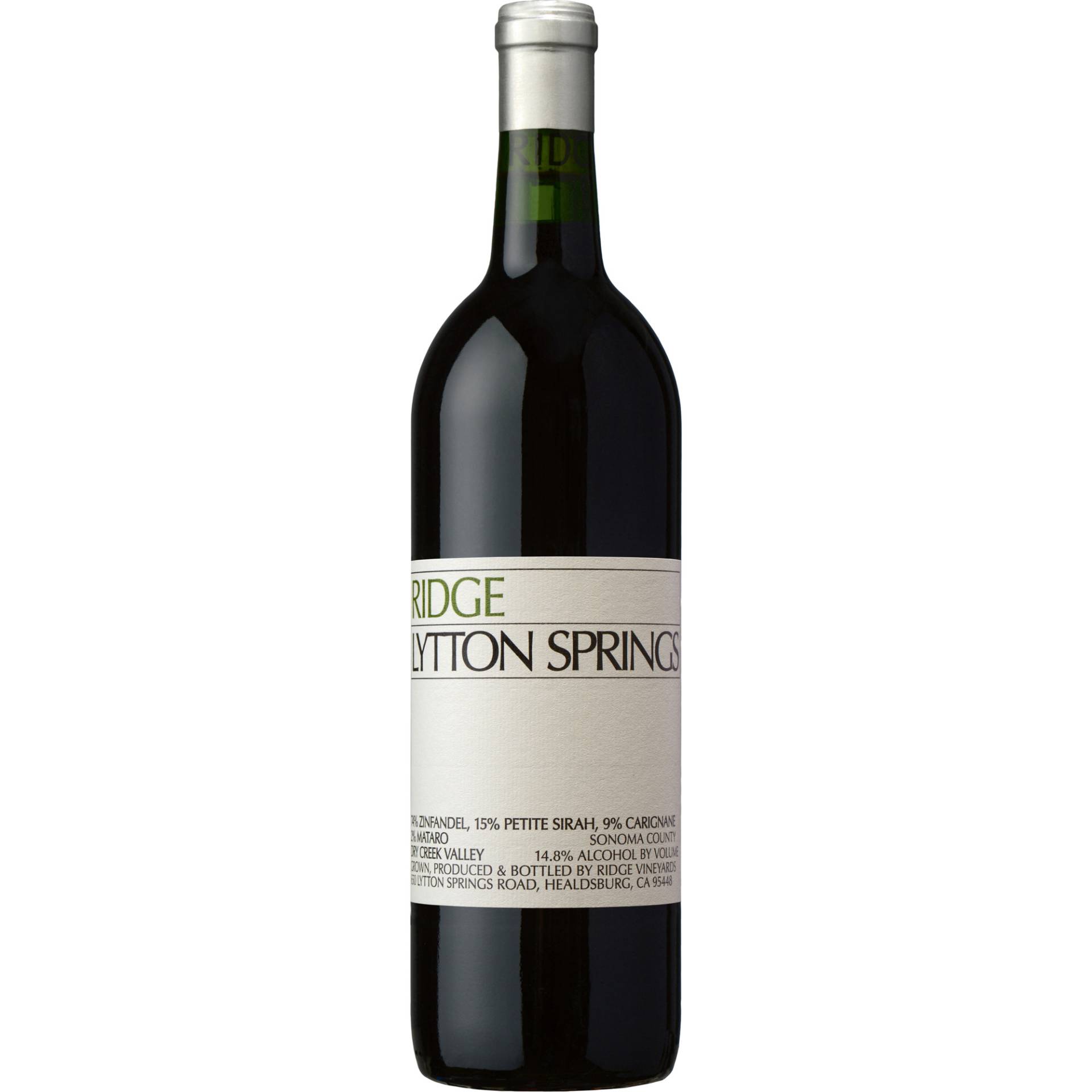 Ridge Wines Lytton Springs Zinfandel, Dry Creek Valley, Kalifornien, 2022, Rotwein Ridge Wines Lytton Springs Zinfandel, Dry Creek Valley, Kalifornien, 2022, Rotwein von Grand Cru Select Distributionsgesellschaft mbH,53227,Bonn,Deutschland