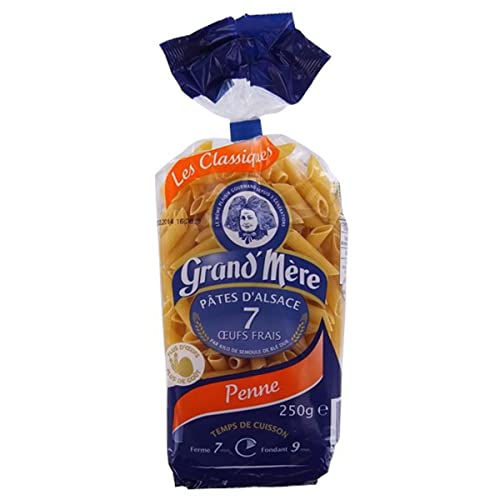 Grand' Mère Eiernudeln aus dem Elsaß Penne 250 Gr. Grand' Mère Eiernudeln aus dem Elsaß Penne 250 Gr. von Grand Mere