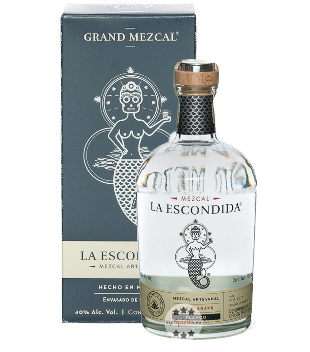 Grand Mezcal La Escondida Mezcal Blanco (40 % Vol., 0,7 Liter) von Grand Mezcal