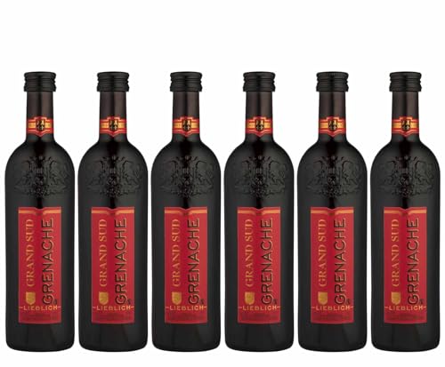 Grand Sud - Grenache Moelleux, Weicher, fruchtiger Rotwein aus Südfrankreich (6 x 0,25 L) von Grand Sud