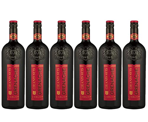 Grand Sud - Grenache aus Süd-Frankreich - Sortentypischer Lieblicher Rotwein (6 x 1 L) von Grand Sud