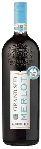Grand Sud Merlot alkoholfrei Rotwein trocken 1 l von Les Grands Chais de France