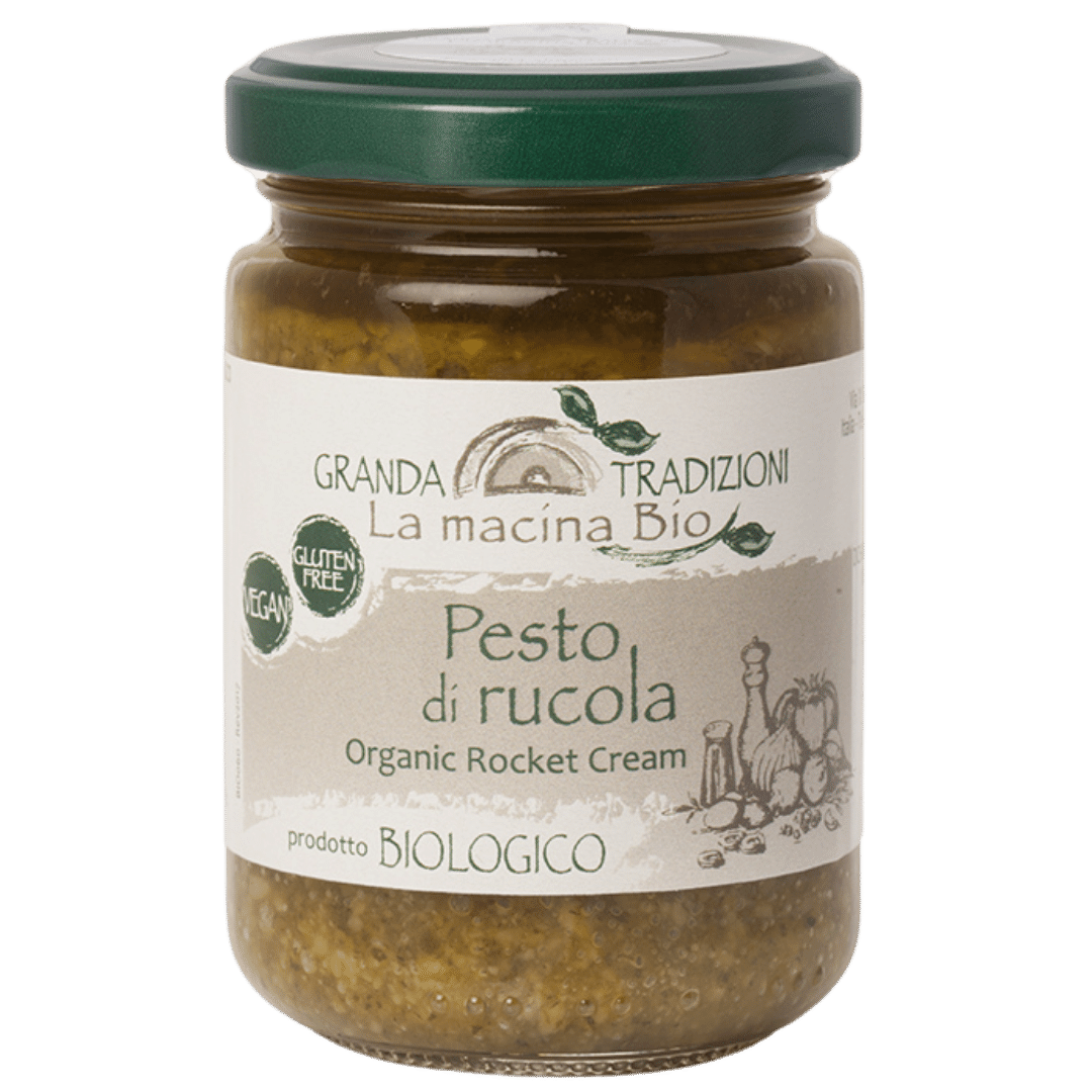 Bio Pesto Di Rucola, 130 g von Granda Traditioni