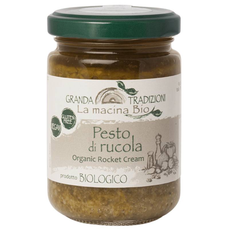 Bio Pesto Di Rucola, 130 g von Granda Traditioni