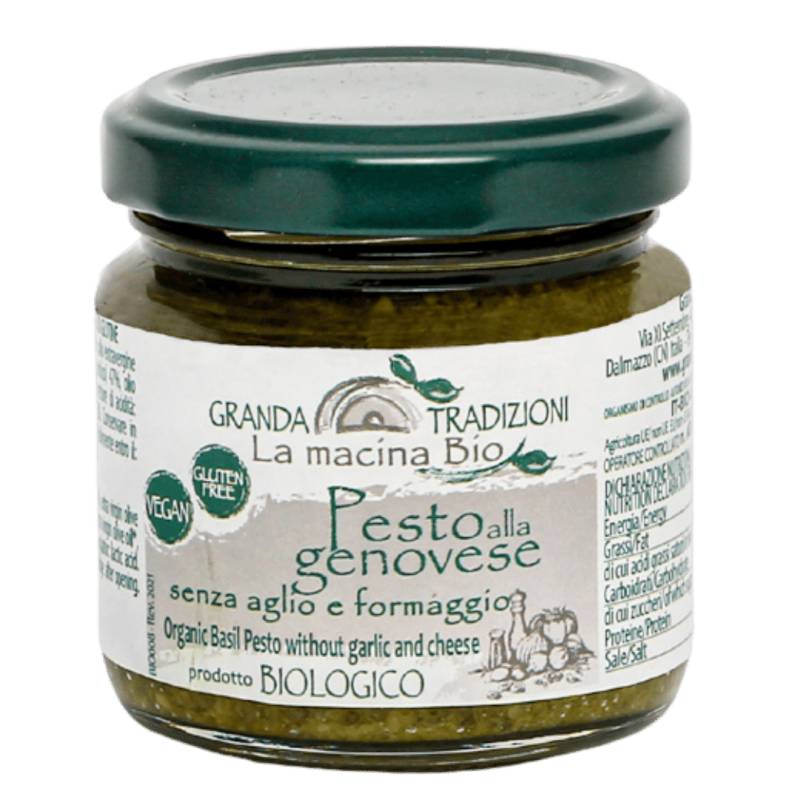 Bio Pesto alla genovese ohne Knoblauch und Käse von Granda Traditioni